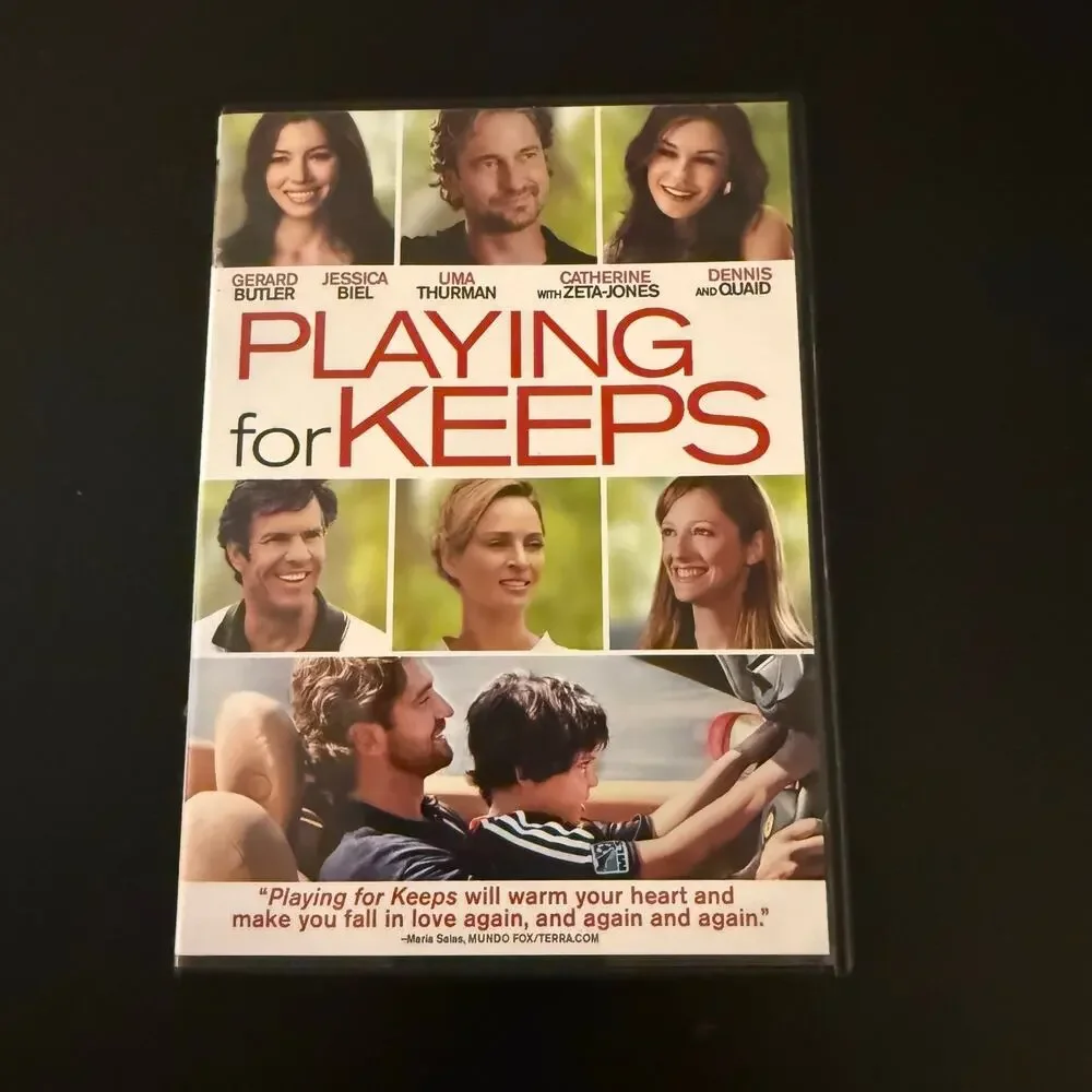 Playing for Keeps DVD 2012 Gerard Butler Jessica Biel Romantic Comedy Movie